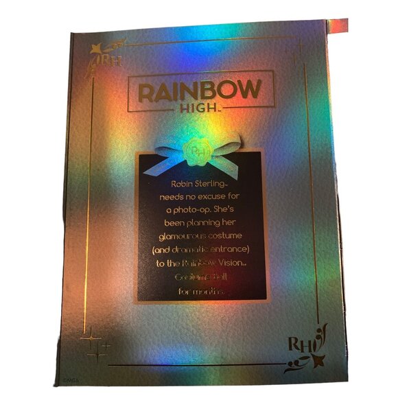 Rainbow Vision COSTUME BALL Rainbow High ROBIN STERLING Spider Web Costume Doll - Picture 5 of 7